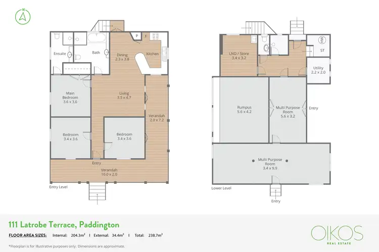 Floorplan of Homely house listing, 111 Latrobe Terrace, Paddington QLD 4064