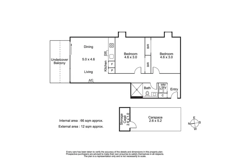 Floorplan of Homely apartment listing, 203/226 Waverley Road, Malvern East VIC 3145