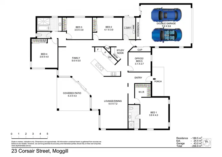 Floorplan of Homely house listing, 23 Corsair Street, Moggill QLD 4070