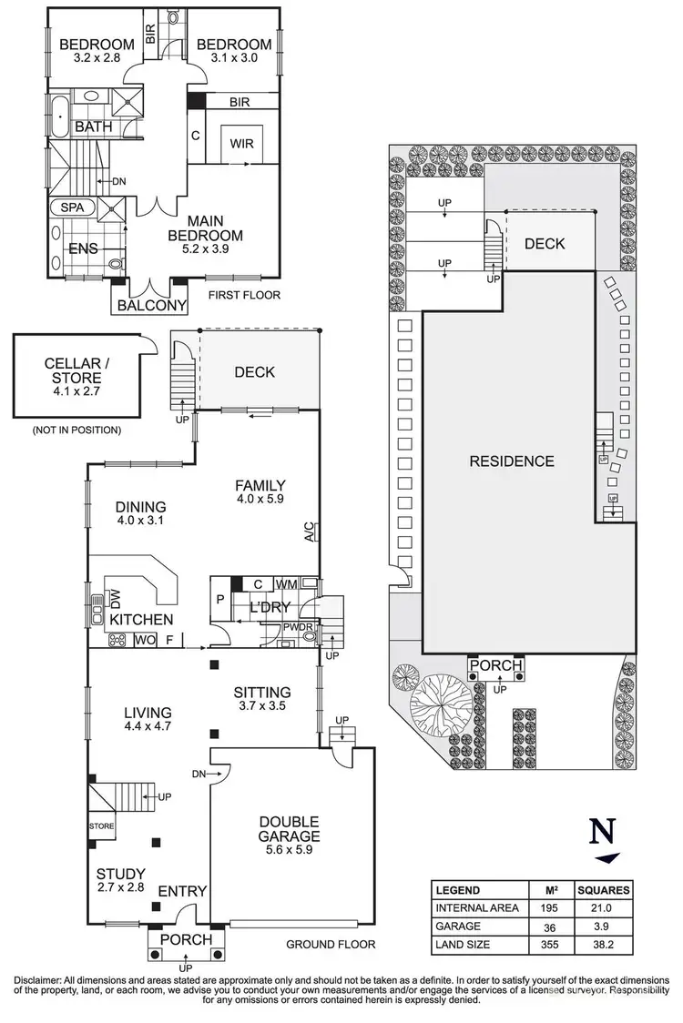 Floorplan of Homely house listing, 9 The Elms, Donvale VIC 3111