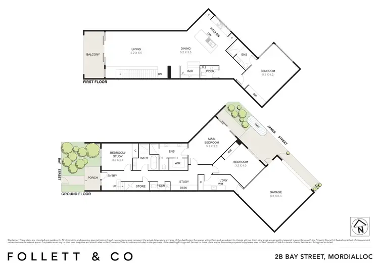 Floorplan of Homely townhouse listing, 2B Bay Street, Mordialloc VIC 3195