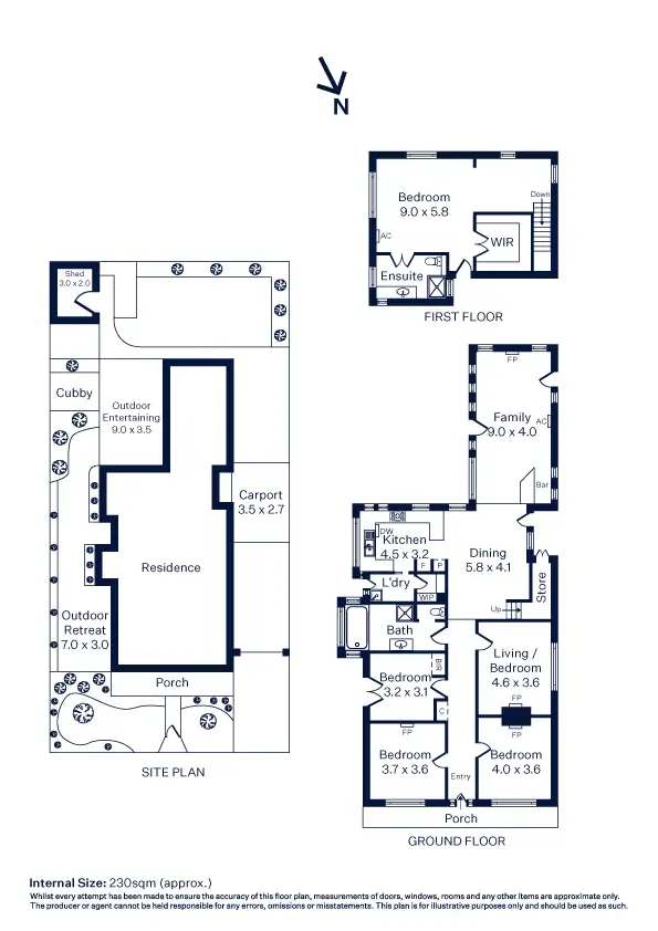 Floorplan of Homely house listing, 47 Farm Street, Newport VIC 3015