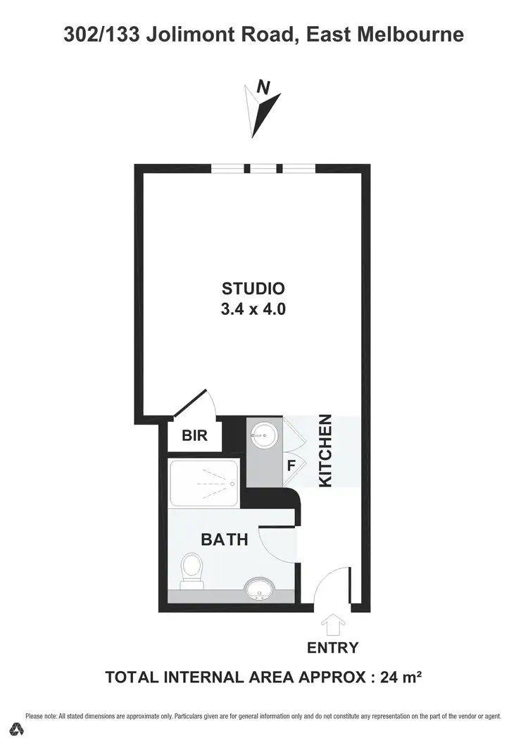 Floorplan of Homely apartment listing, 302/133 Jolimont Road, East Melbourne VIC 3002