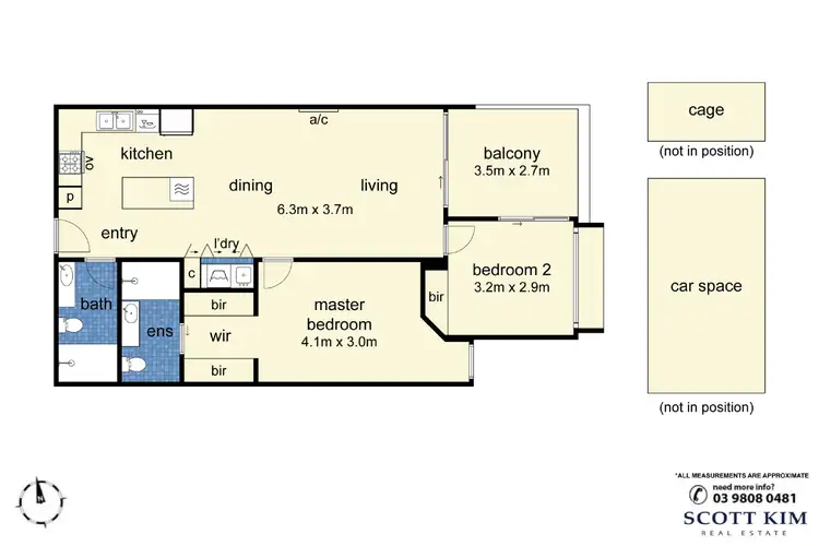 Floorplan of Homely apartment listing, 203/79 Mitchell Street, Bentleigh VIC 3204