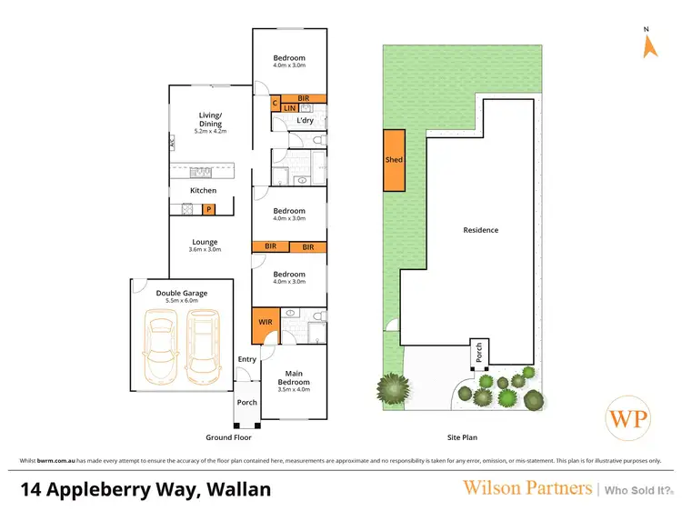 Floorplan of Homely house listing, 14 Appleberry Way, Wallan VIC 3756