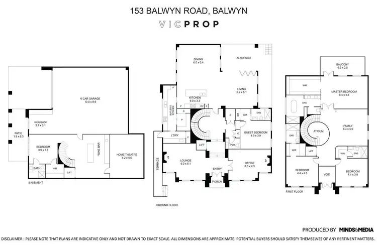 Floorplan of Homely house listing, 153 Balwyn Road, Balwyn VIC 3103
