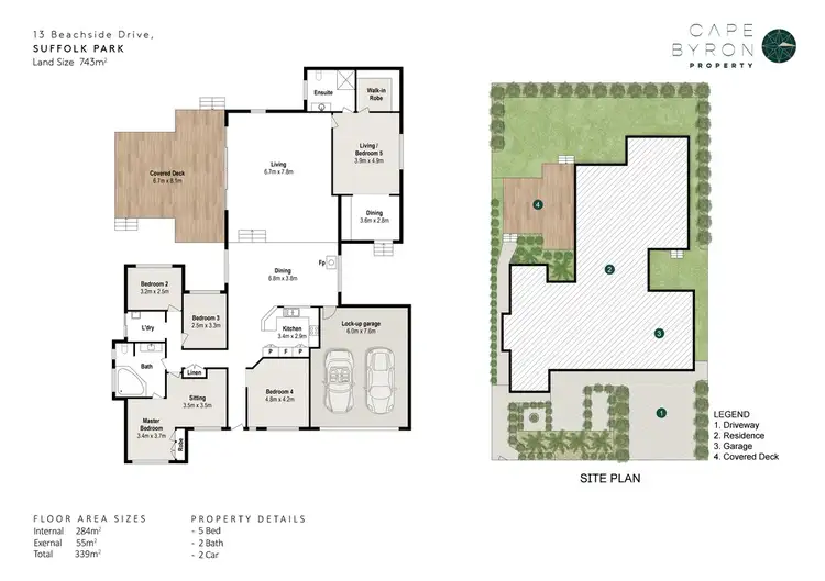 Floorplan of Homely house listing, 13 Beachside Drive, Suffolk Park NSW 2481