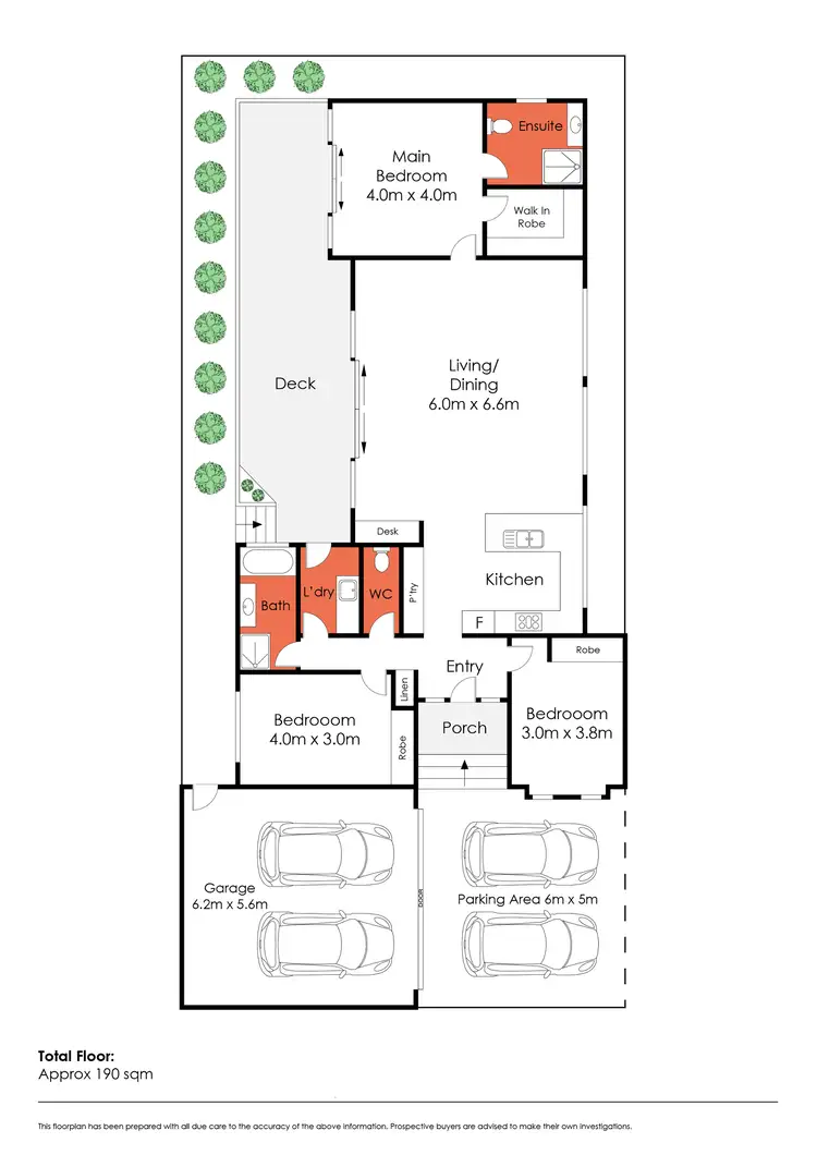 Floorplan of Homely townhouse listing, 3/27 The Avenue, Mccrae VIC 3938