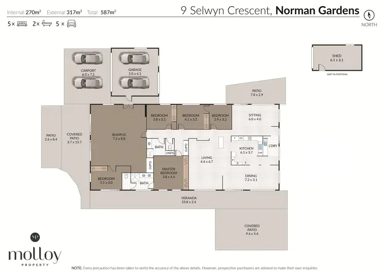 Floorplan of Homely house listing, 9 Selwyn Crescent, Norman Gardens QLD 4701