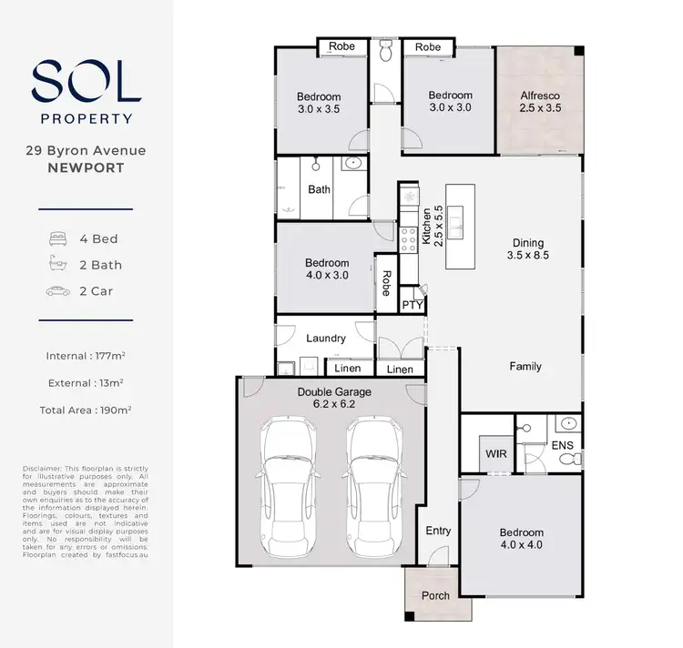 Floorplan of Homely house listing, 29 Byron Avenue, Newport QLD 4020