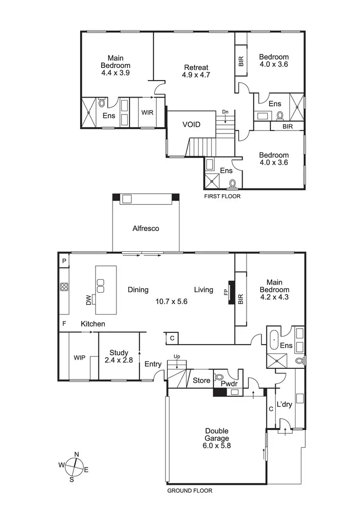 Floorplan of Homely house listing, 1c Russel Avenue, Berwick VIC 3806