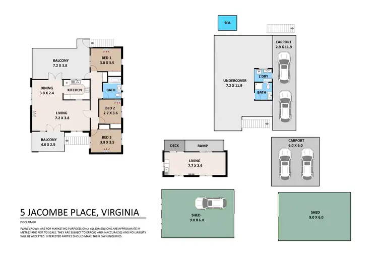 Floorplan of Homely house listing, 5 Jacomb Place, Virginia NT 834