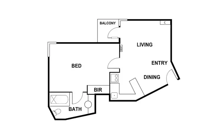Floorplan of Homely apartment listing, 3H(37)/131 Lonsdale Street, Melbourne VIC 3000