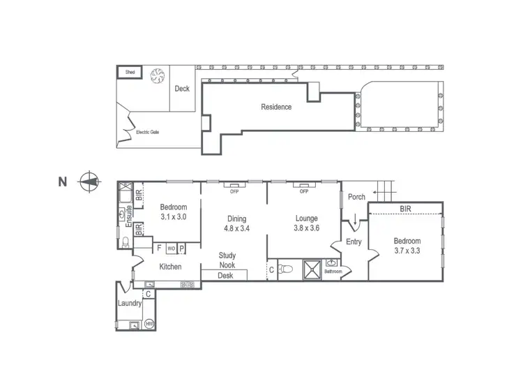 Floorplan of Homely house listing, 907 Glen Huntly Road, Caulfield VIC 3162