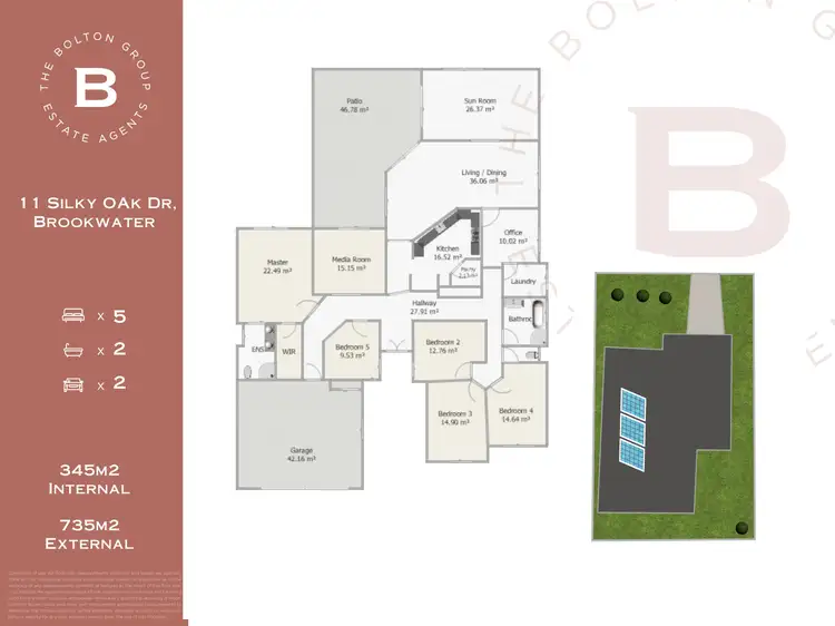 Floorplan of Homely house listing, 11 Silky Oak Drive, Brookwater QLD 4300