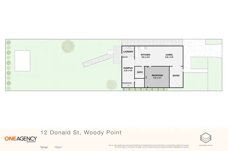 Floorplan of Homely house listing, 12 Donald Street, Woody Point QLD 4019