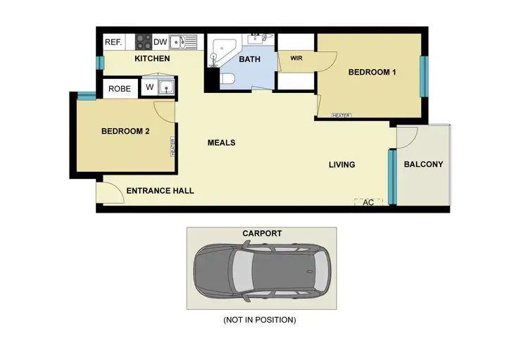 Floorplan of Homely apartment listing, 8/21 Park Street, South Melbourne VIC 3205