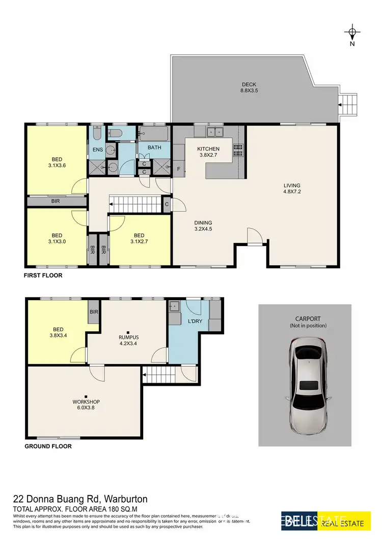 Floorplan of Homely house listing, 22 Donna Buang Road, Warburton VIC 3799