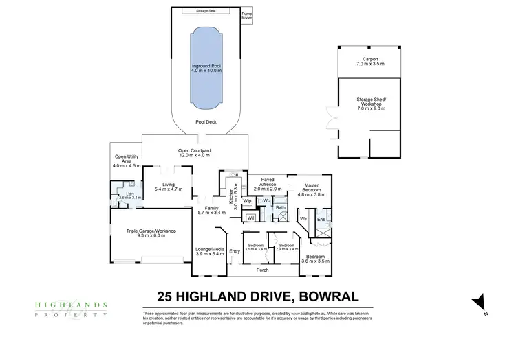 Floorplan of Homely house listing, 25 Highland Drive, Bowral NSW 2576