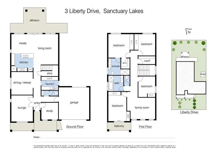 Floorplan of Homely house listing, 3 Liberty Drive, Sanctuary Lakes VIC 3030