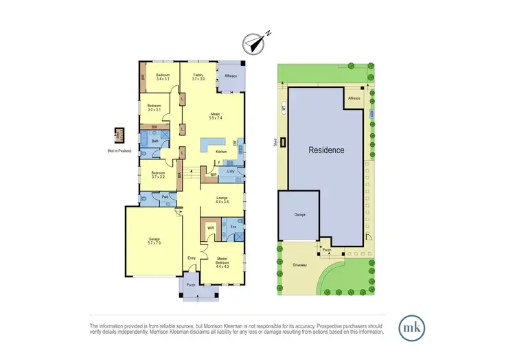 Floorplan of Homely house listing, 4 Coulthard Crescent, Doreen VIC 3754