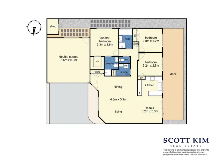 Floorplan of Homely unit listing, 3/38 Moodemere Street, Noble Park VIC 3174