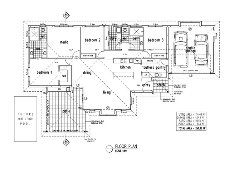 Floorplan of Homely house listing, 9 Backstay Place, Trinity Beach QLD 4879