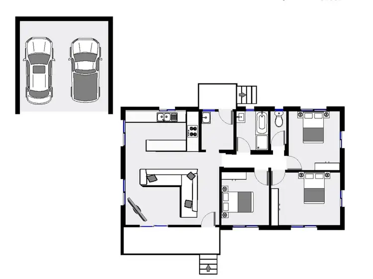 Floorplan of Homely house listing, 8 Woogaroo Street, Goodna QLD 4300