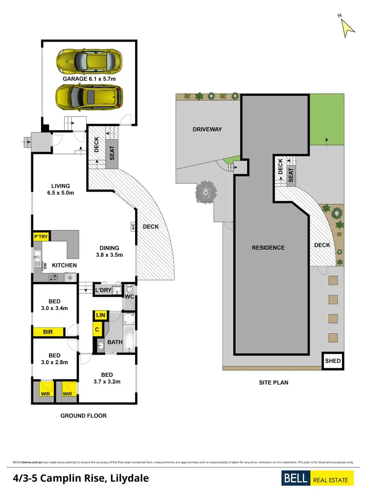 Floorplan of Homely unit listing, 4/3-5 Camplin Rise, Lilydale VIC 3140