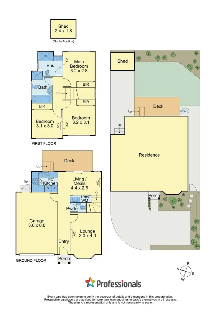 Floorplan of Homely townhouse listing, 4/16 Alfred Grove, Oakleigh East VIC 3166