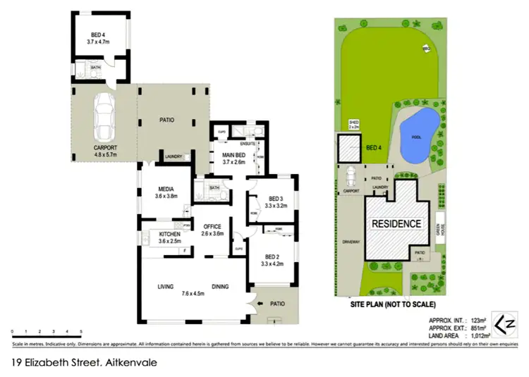 Floorplan of Homely house listing, 19 Elizabeth Street, Aitkenvale QLD 4814
