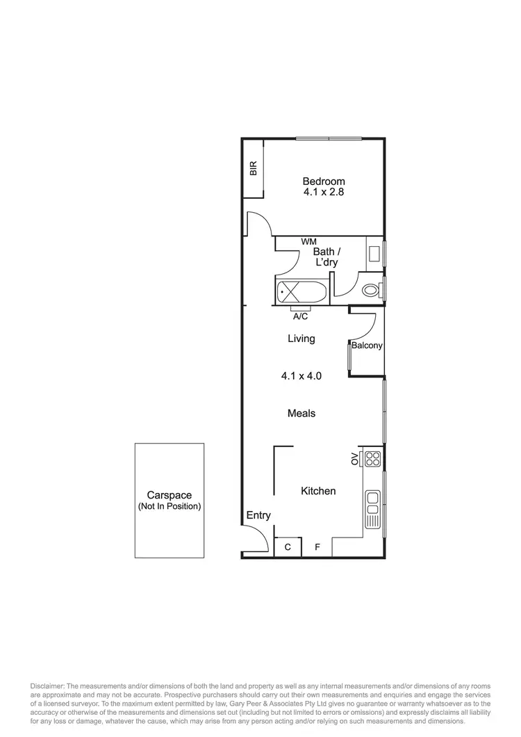 Floorplan of Homely apartment listing, 10/1216 Dandenong Road, Murrumbeena VIC 3163