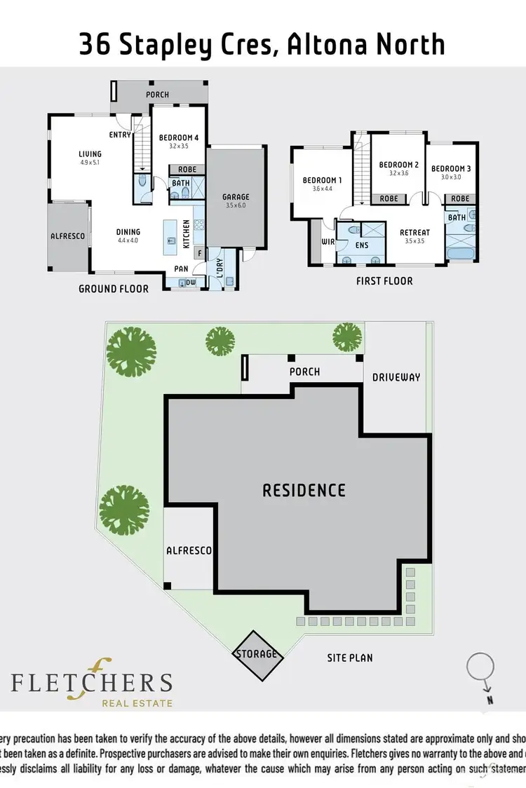 Floorplan of Homely house listing, 36 Stapley Crescent, Altona North VIC 3025