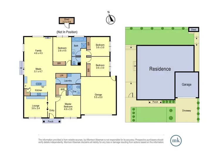 Floorplan of Homely house listing, 46 Elderfield Circuit, Doreen VIC 3754
