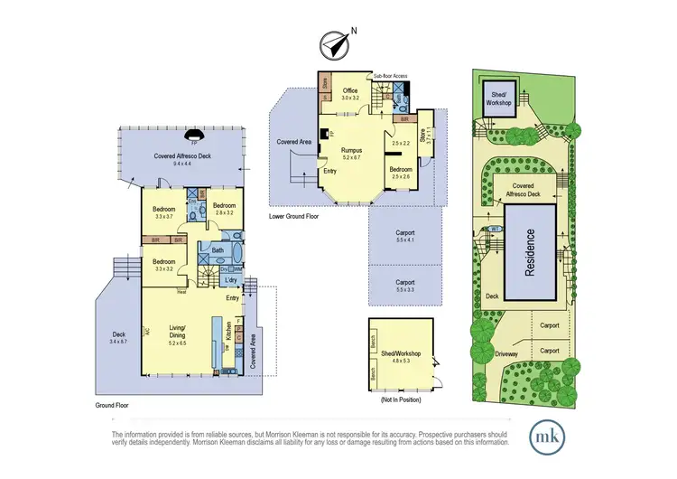 Floorplan of Homely house listing, 55 Napier Crescent, Montmorency VIC 3094
