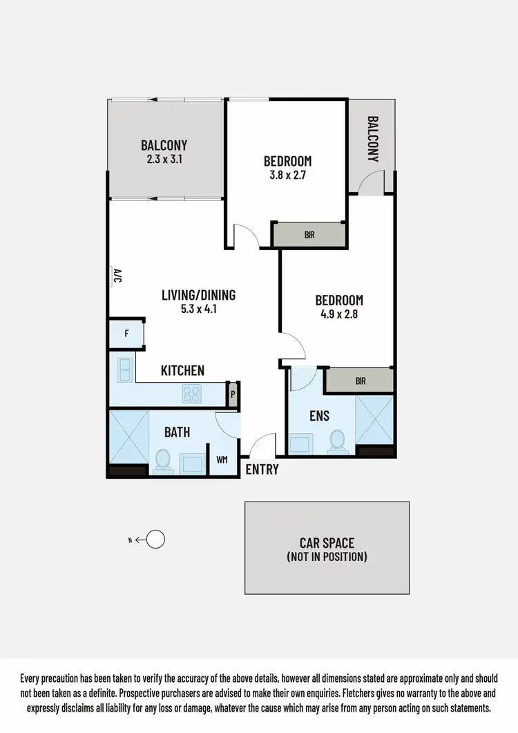 Floorplan of Homely apartment listing, 309/15-17 Irving Avenue, Box Hill VIC 3128