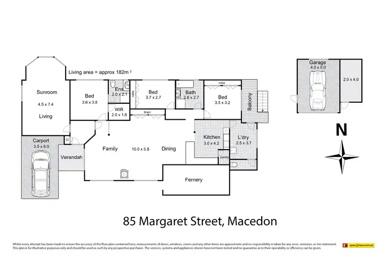 Floorplan of Homely house listing, 85 Margaret Street, Macedon VIC 3440