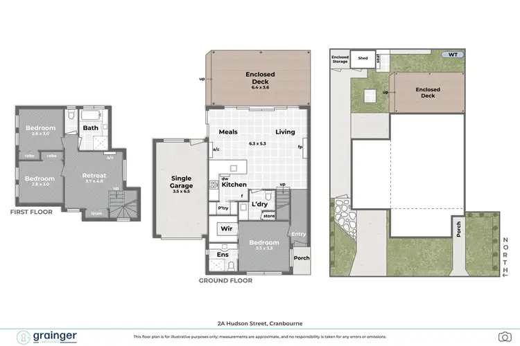 Floorplan of Homely house listing, 2A Hudson Street, Cranbourne VIC 3977