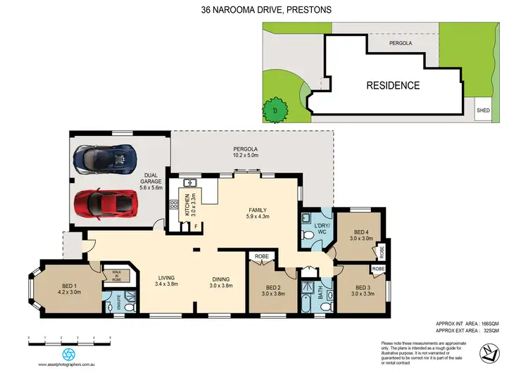 Floorplan of Homely house listing, 36 Narooma Drive, Prestons NSW 2170