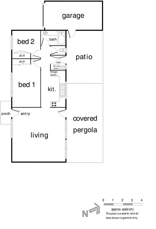 Floorplan of Homely unit listing, 2/40 Scoresby Road, Bayswater VIC 3153