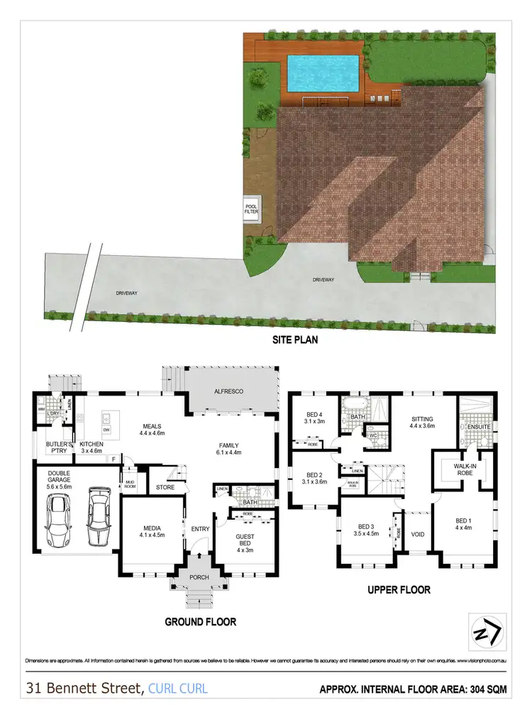 Floorplan of Homely house listing, 31 Bennett Street, Curl Curl NSW 2096
