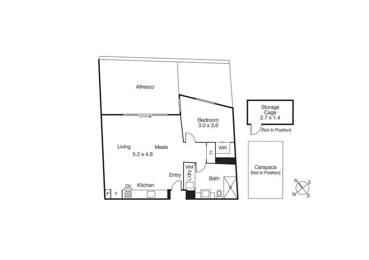 Floorplan of Homely apartment listing, 105/105 Nott Street, Port Melbourne VIC 3207