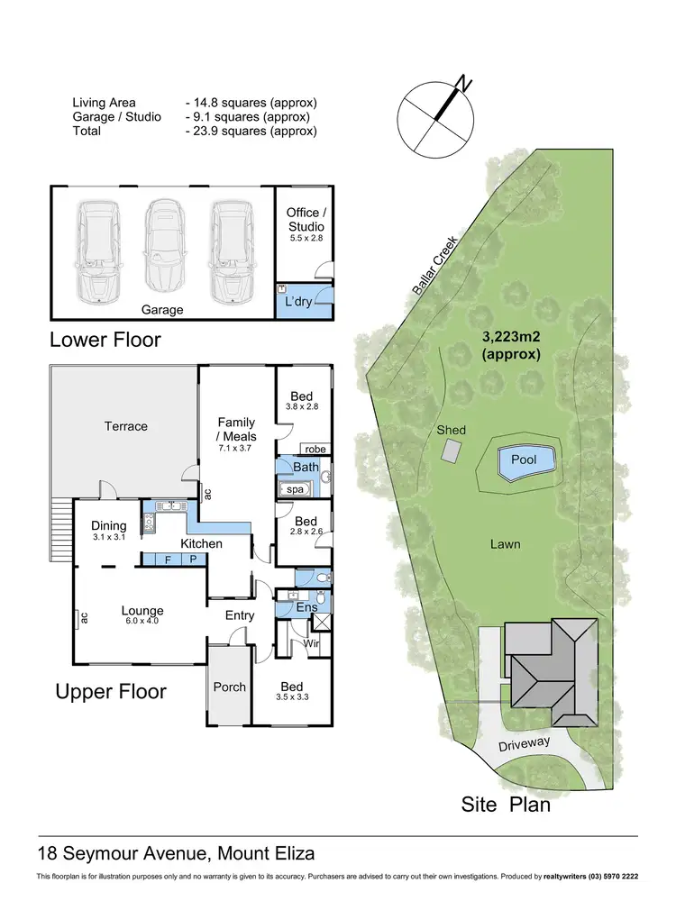 Floorplan of Homely house listing, 18 Seymour Avenue, Mount Eliza VIC 3930