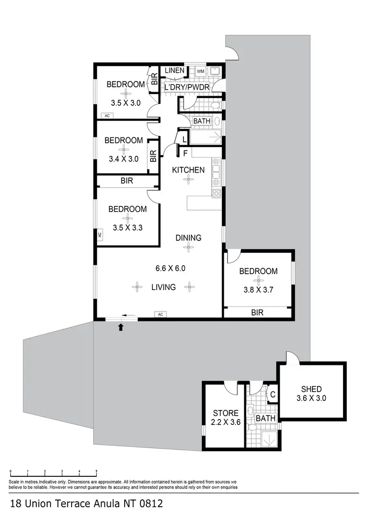 Floorplan of Homely house listing, 18 Union Terrace, Anula NT 812