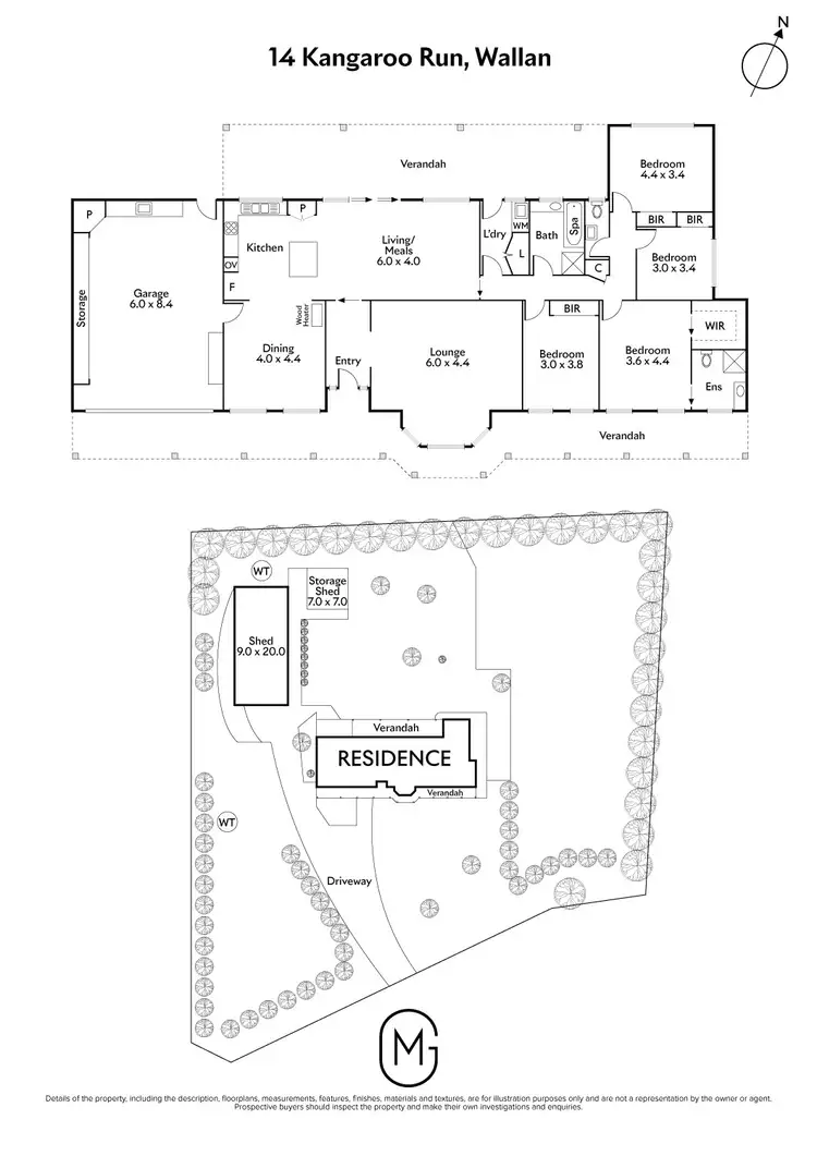 Floorplan of Homely house listing, 14 Kangaroo Run, Wallan VIC 3756
