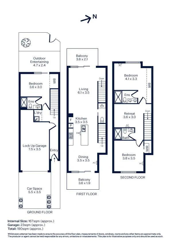Floorplan of Homely townhouse listing, 11 Piccolo Circuit, Williamstown North VIC 3016