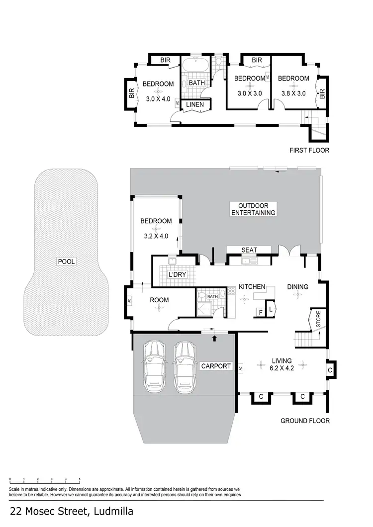 Floorplan of Homely house listing, 22 Mosec Street, Ludmilla NT 820