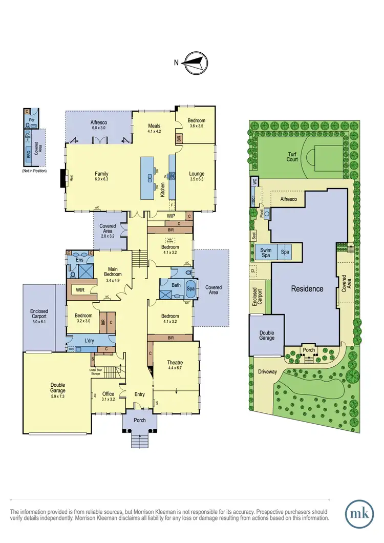 Floorplan of Homely house listing, 5 Josephine Court, Plenty VIC 3090