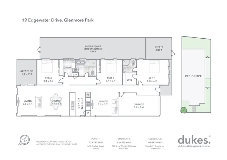 Floorplan of Homely house listing, 19 Edgewater Drive, Glenmore Park NSW 2745