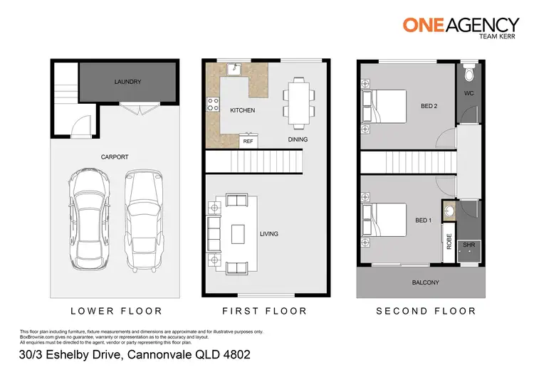 Floorplan of Homely unit listing, 30/3 Eshelby Drive, Cannonvale QLD 4802